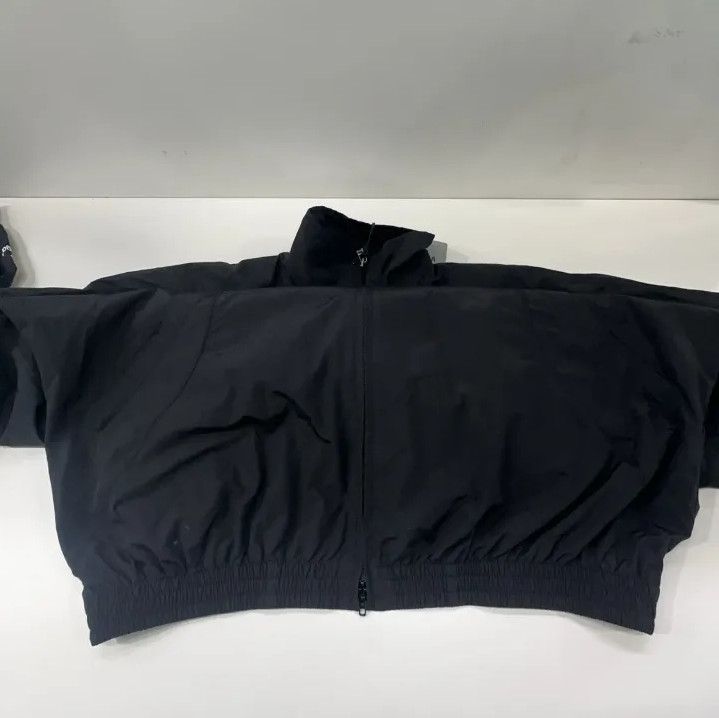 Balenciaga Balenciaga Black Printed Zip Collar Long Sleeve Jacket Size US L / EU 52-54 / 3 - 8 Thumbnail