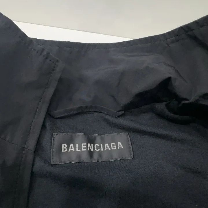 Balenciaga Balenciaga Black Printed Zip Collar Long Sleeve Jacket Size US L / EU 52-54 / 3 - 6 Thumbnail