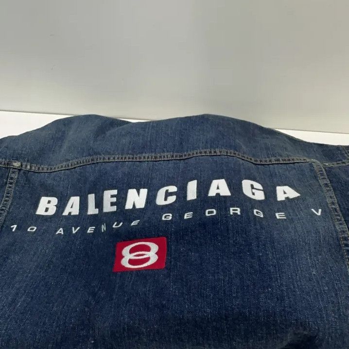 Balenciaga Balenciaga Men's Denim Hooded Jacket Size US M / EU 48-50 / 2 - 16 Thumbnail