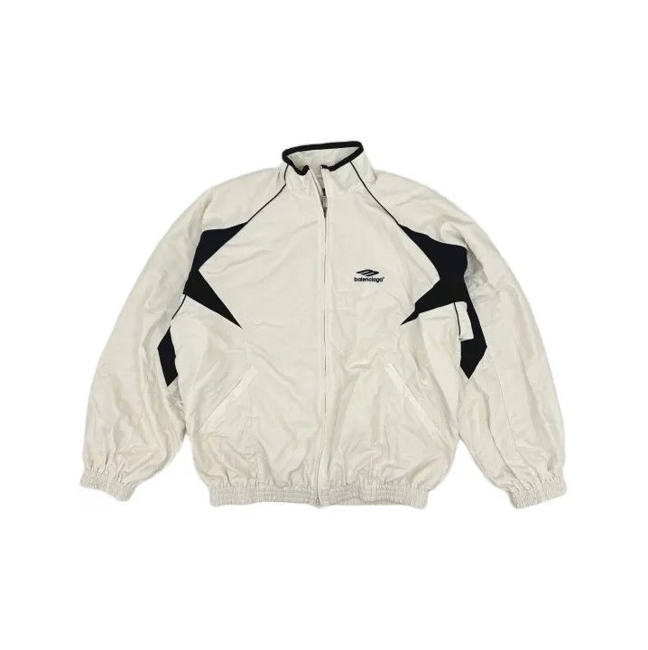 Balenciaga Balenciaga Casual Zip-Up Jacket in Black and White Size US XXS / EU 40 - 2 Thumbnail