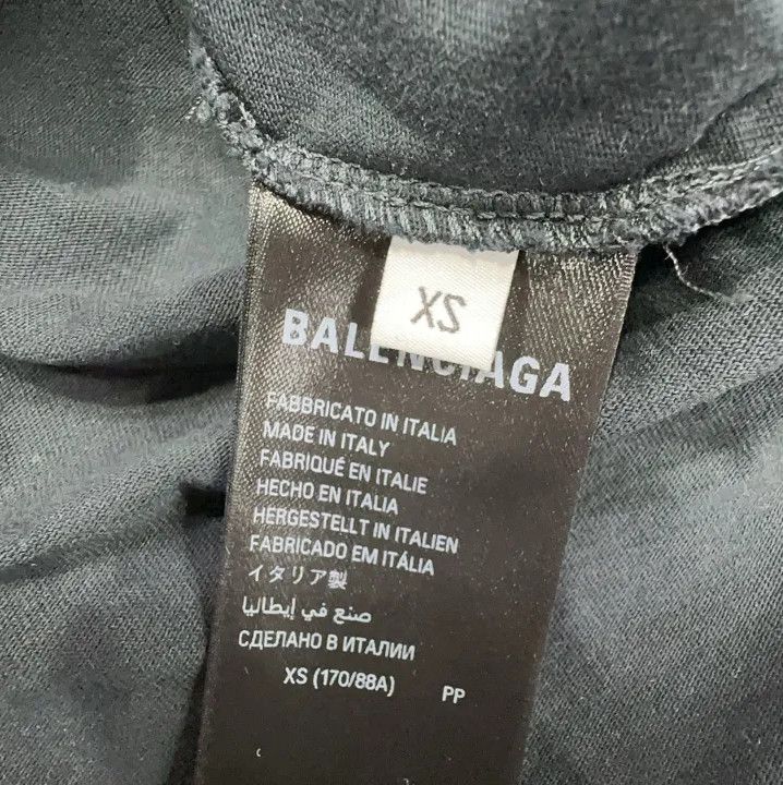 Balenciaga Contrast Check Long Sleeve Shirt