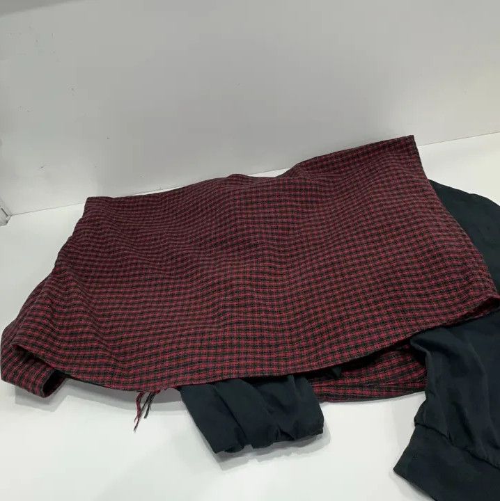 Balenciaga Contrast Check Long Sleeve Shirt