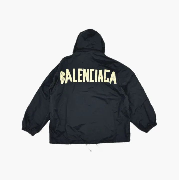 Balenciaga Balenciaga SS23 Logo Print Oversized Jacket Size US S / EU 44-46 / 1 - 3 Thumbnail