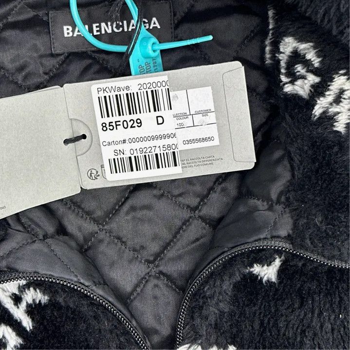 Balenciaga Balenciaga Logo Print Oversized Zip Jacket Size US M / EU 48-50 / 2 - 3 Thumbnail
