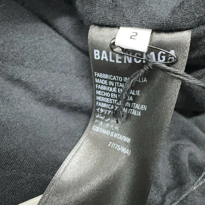 Balenciaga Balenciaga Black Hooded Leather Sweatshirt Size US M / EU 48-50 / 2 - 4 Thumbnail