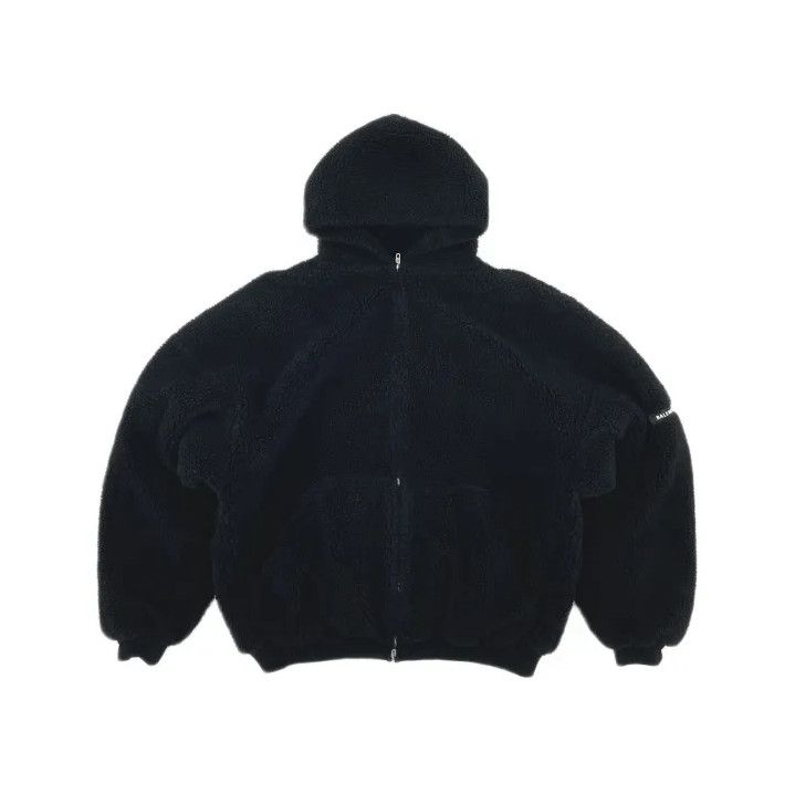 Balenciaga Balenciaga Black FW23 Logo Zip Hoodie Size US M / EU 48-50 / 2 - 2 Thumbnail