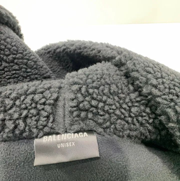 Balenciaga Balenciaga Black FW23 Logo Zip Hoodie Size US M / EU 48-50 / 2 - 4 Thumbnail