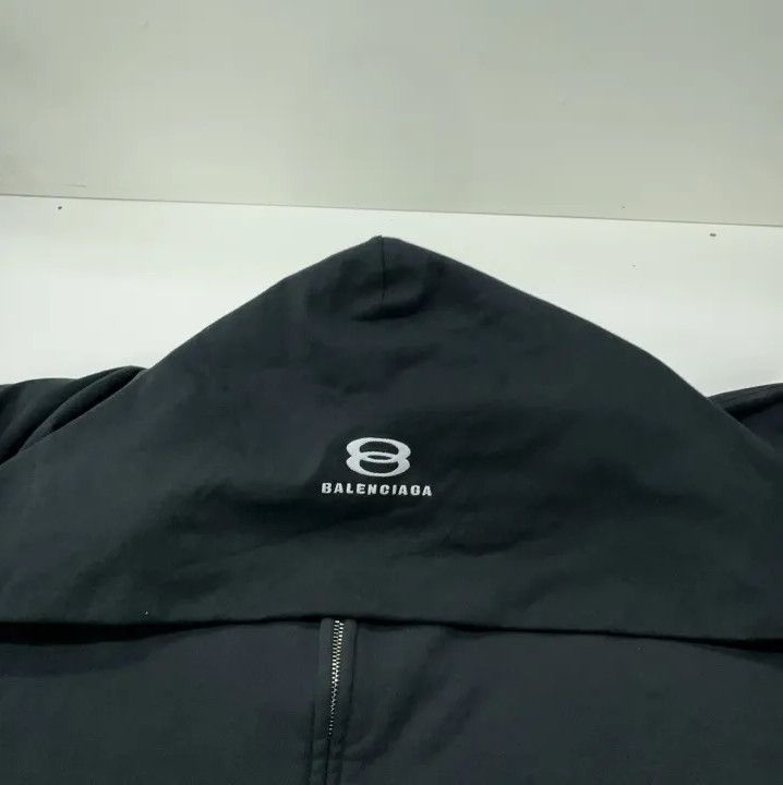Balenciaga Balenciaga FW24 Logo Hoodie with Zip and Hood Size US L / EU 52-54 / 3 - 8 Thumbnail