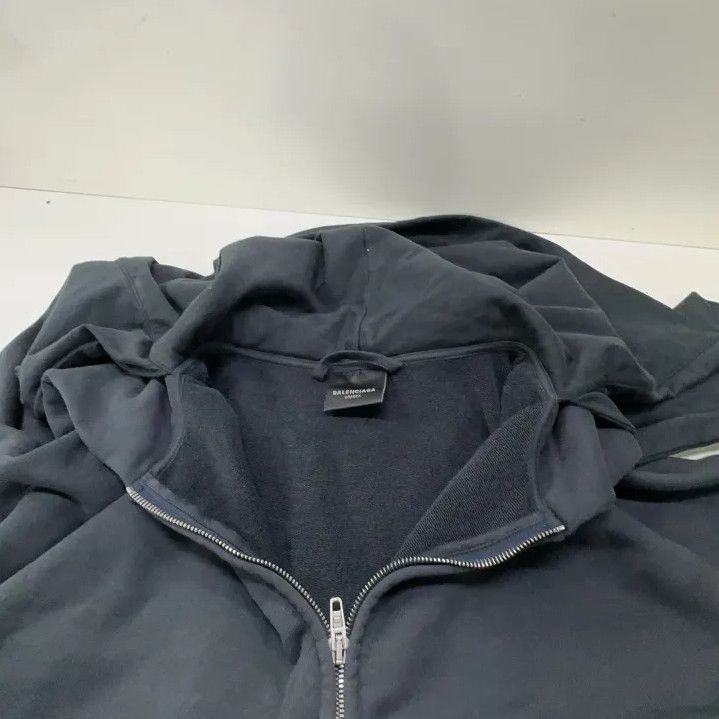 Balenciaga Balenciaga FW24 Logo Hoodie with Zip and Hood Size US L / EU 52-54 / 3 - 7 Thumbnail
