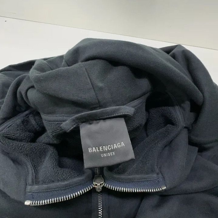 Balenciaga Balenciaga FW24 Logo Hoodie with Zip and Hood Size US L / EU 52-54 / 3 - 4 Thumbnail