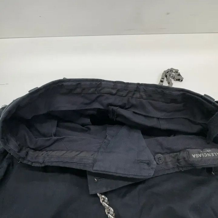 Balenciaga Balenciaga Black Rhinestone Detail Casual Pants Size US 26 / EU 42 - 6 Thumbnail
