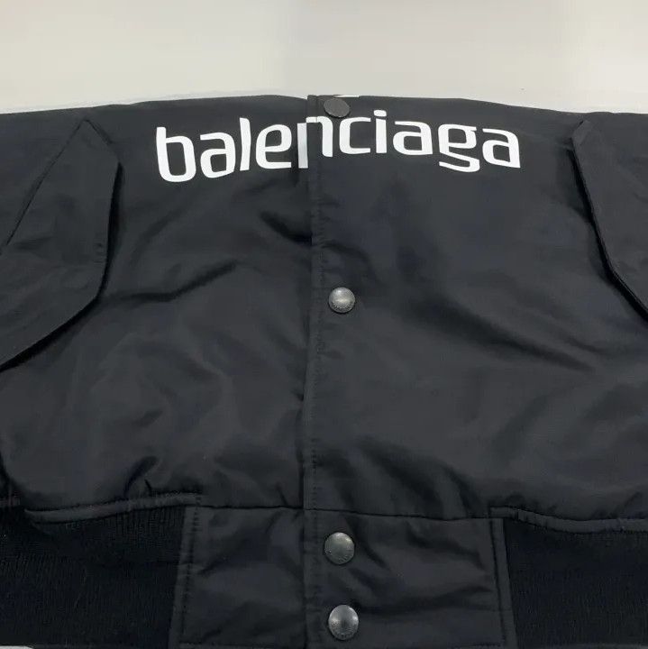 Balenciaga Balenciaga Black Soccer Team Jacket for Men Size US M / EU 48-50 / 2 - 9 Thumbnail