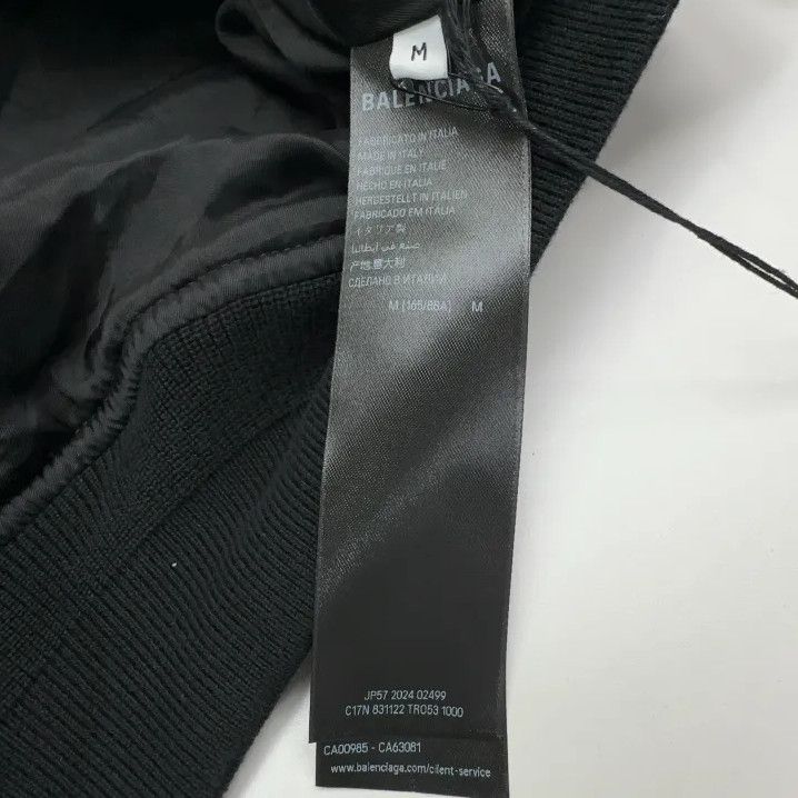 Balenciaga Balenciaga Black Soccer Team Button-Up Jacket Size US M / EU 48-50 / 2 - 3 Thumbnail