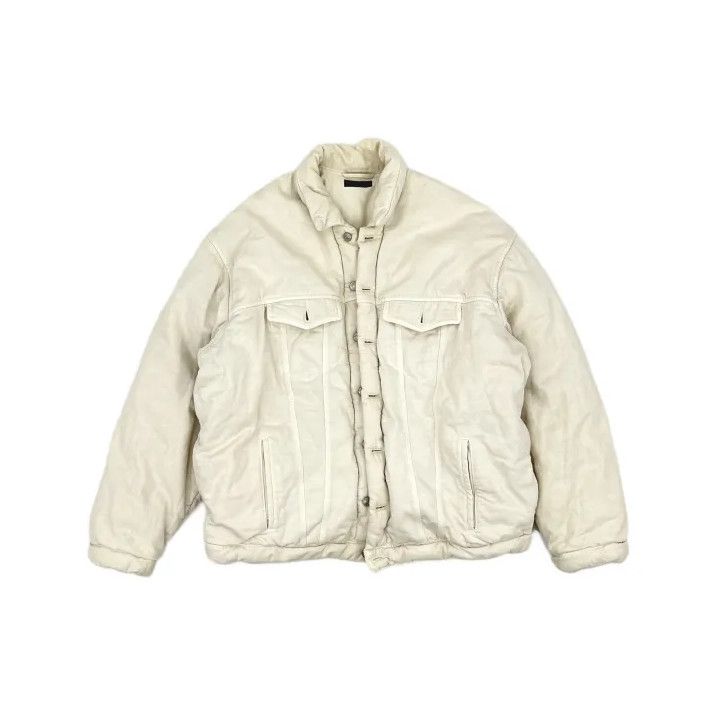 Balenciaga Balenciaga White Oversized Button-Up Jacket Size US L / EU 52-54 / 3 - 2 Thumbnail