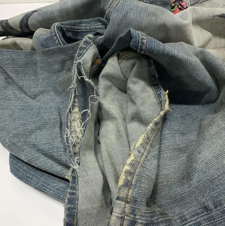 Balenciaga Balenciaga FW24 Logo Long Denim Pants Size US 33 - 9 Thumbnail