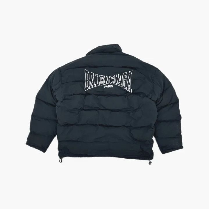 Balenciaga Balenciaga Black Zip-Up Puffer Jacket for Men Size US XS / EU 42 / 0 - 5 Thumbnail