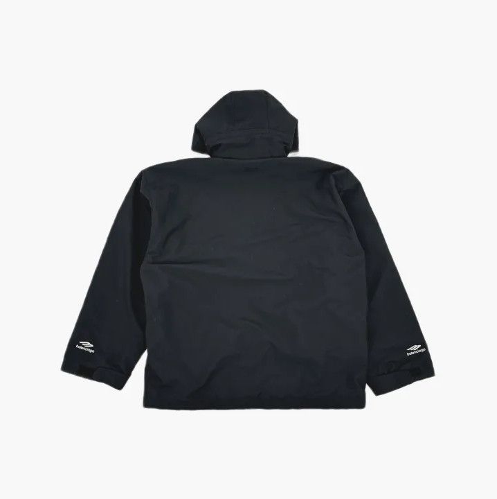 Balenciaga Balenciaga Black Hooded Ski Jacket for Men Size US L / EU 52-54 / 3 - 3 Thumbnail