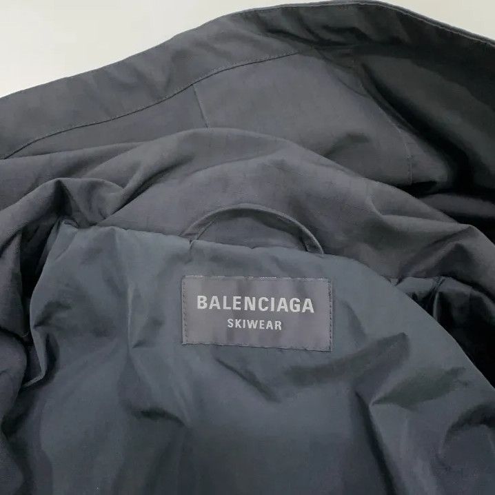 Balenciaga Balenciaga Black Hooded Ski Jacket for Men Size US L / EU 52-54 / 3 - 4 Thumbnail