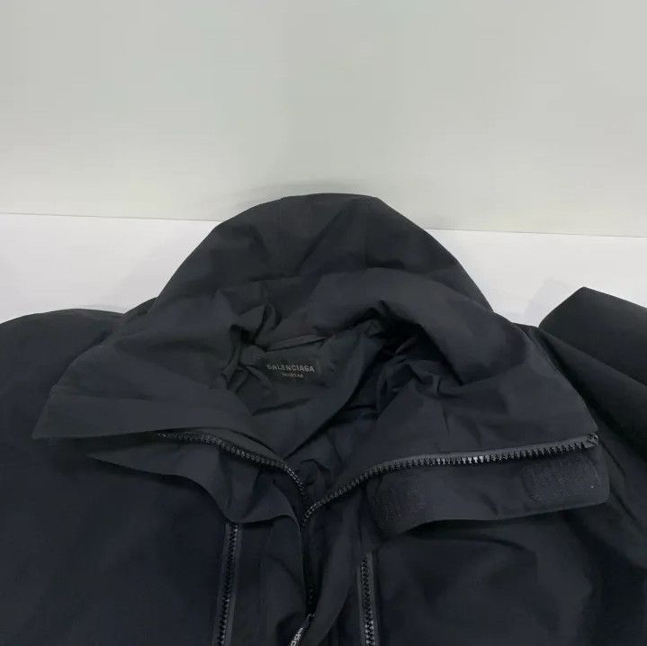 Balenciaga Balenciaga Black Hooded Ski Jacket for Men Size US L / EU 52-54 / 3 - 8 Thumbnail