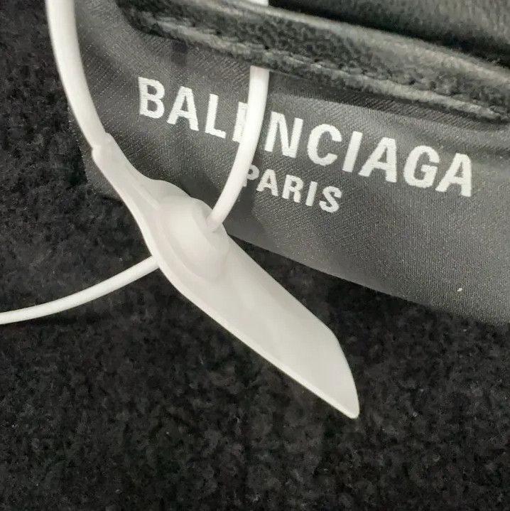 Balenciaga Balenciaga Black Long Sleeve Leather Jacket Size US L / EU 52-54 / 3 - 6 Thumbnail