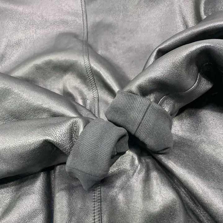 Balenciaga Balenciaga Black Oversized Leather Jacket Size US S / EU 44-46 / 1 - 15 Thumbnail