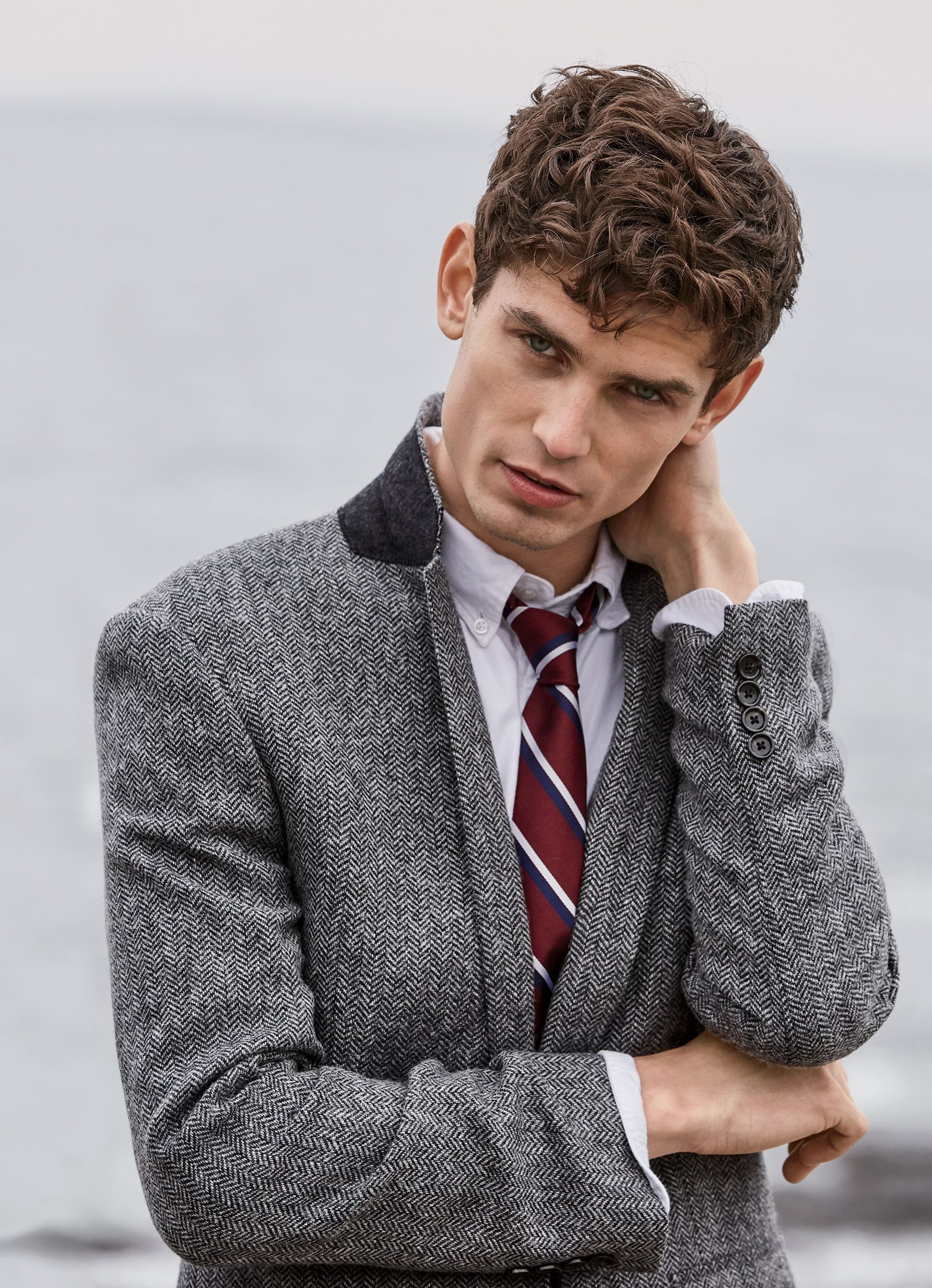 Ludlow blazer in herringbone english tweed hotsell