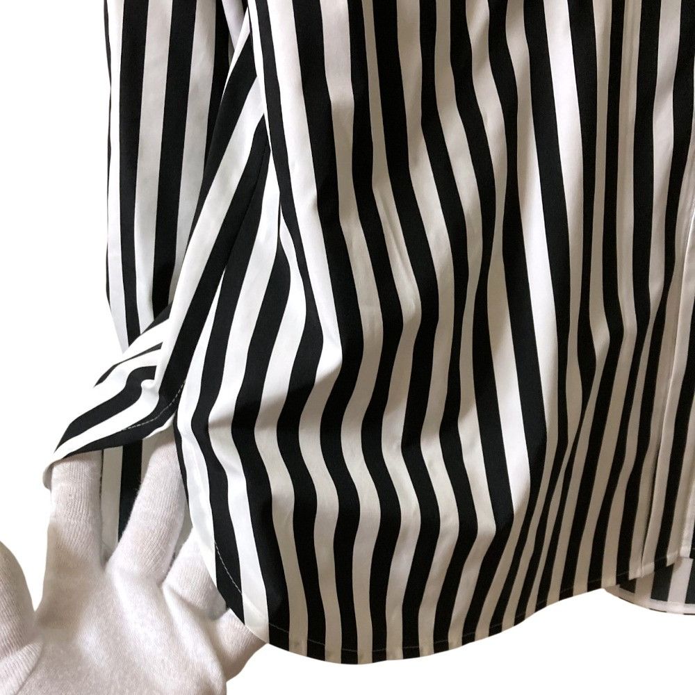 Other Other Grace Class Tafta Stripe Blouse Others Tops 0225141402 DUTY FREE for USA Size ONE SIZE - 6 Thumbnail