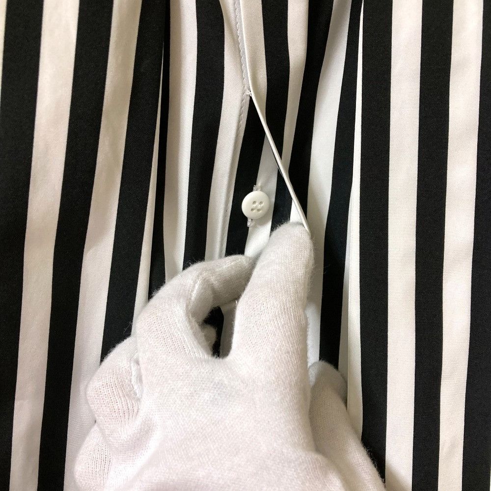 Other Other Grace Class Tafta Stripe Blouse Others Tops 0225141402 DUTY FREE for USA Size ONE SIZE - 5 Thumbnail