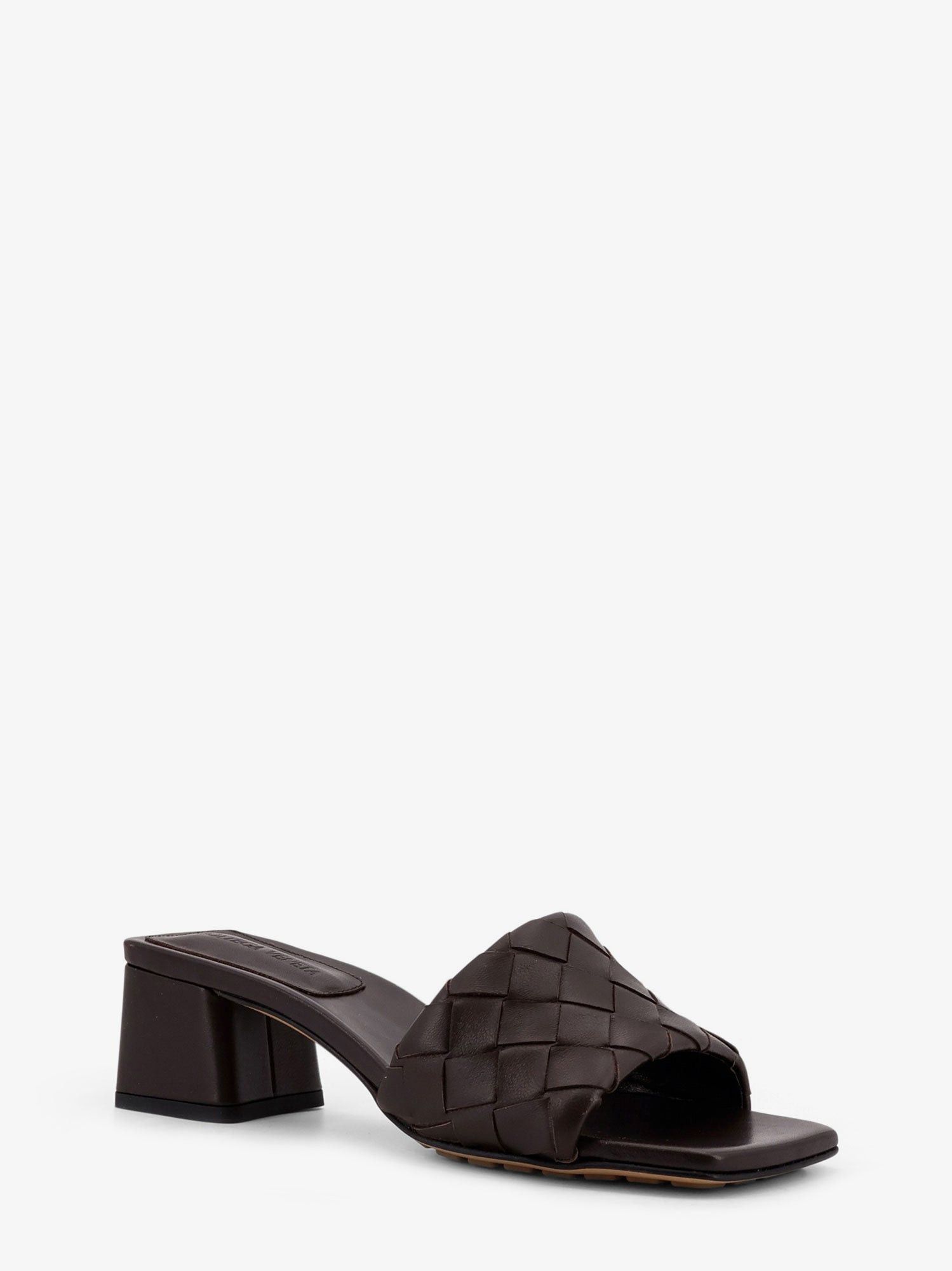 Bottega Veneta Leather heel sandals with Intrecciato motif IT 37.5 - USA Tariffs Included Size US 7.5 / IT 37.5 - 2 Thumbnail