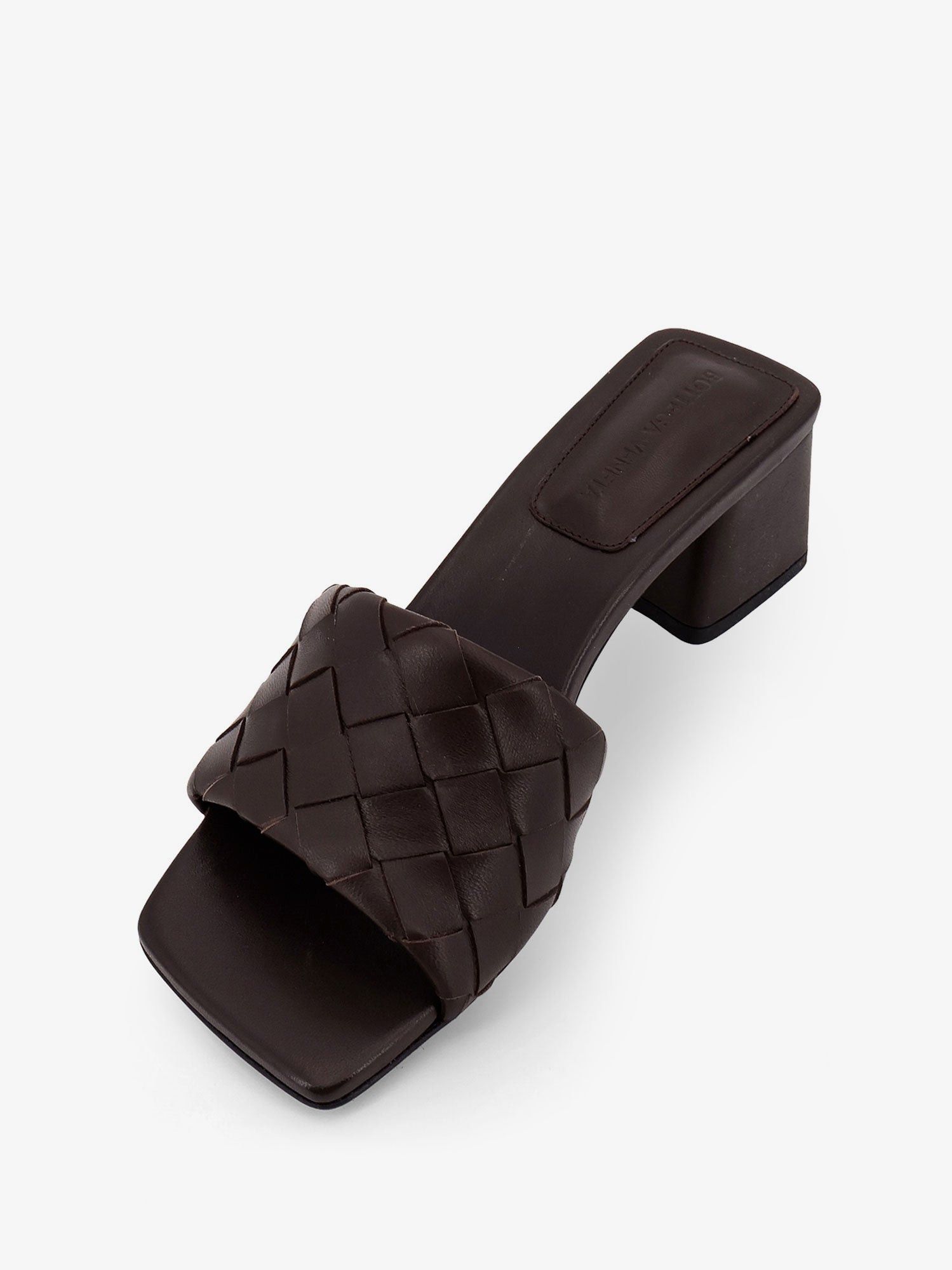 Bottega Veneta Leather heel sandals with Intrecciato motif IT 37.5 - USA Tariffs Included Size US 7.5 / IT 37.5 - 4 Thumbnail