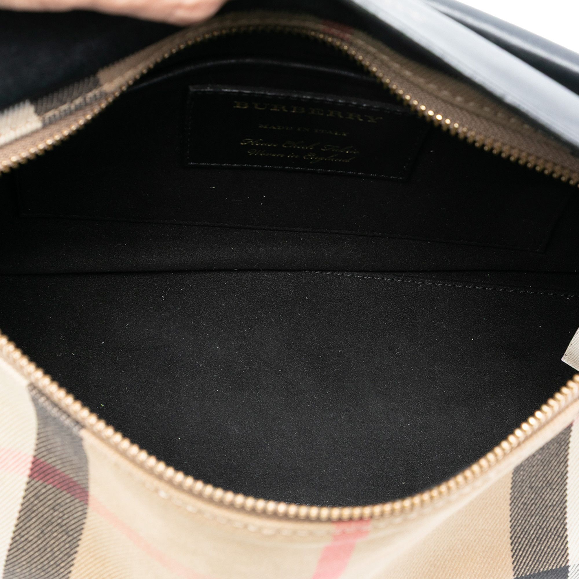 Burberry Burberry House Check Canvas and Leather Crossbody Size ONE SIZE - 4 Thumbnail