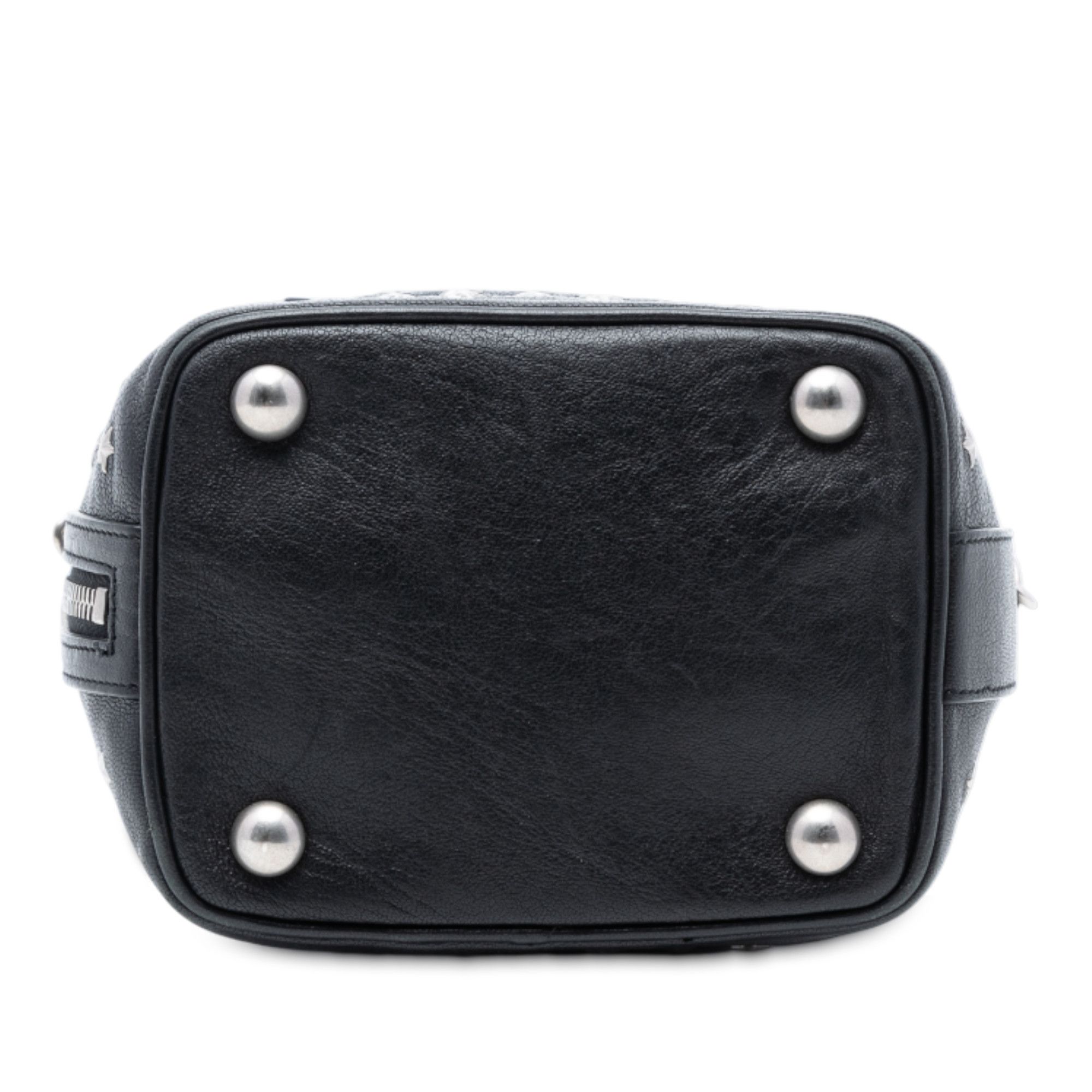 Yves Saint Laurent Yves Saint Laurent Small Star Studded Calfskin Emmanuelle Bucket Bag Size ONE SIZE - 3 Thumbnail