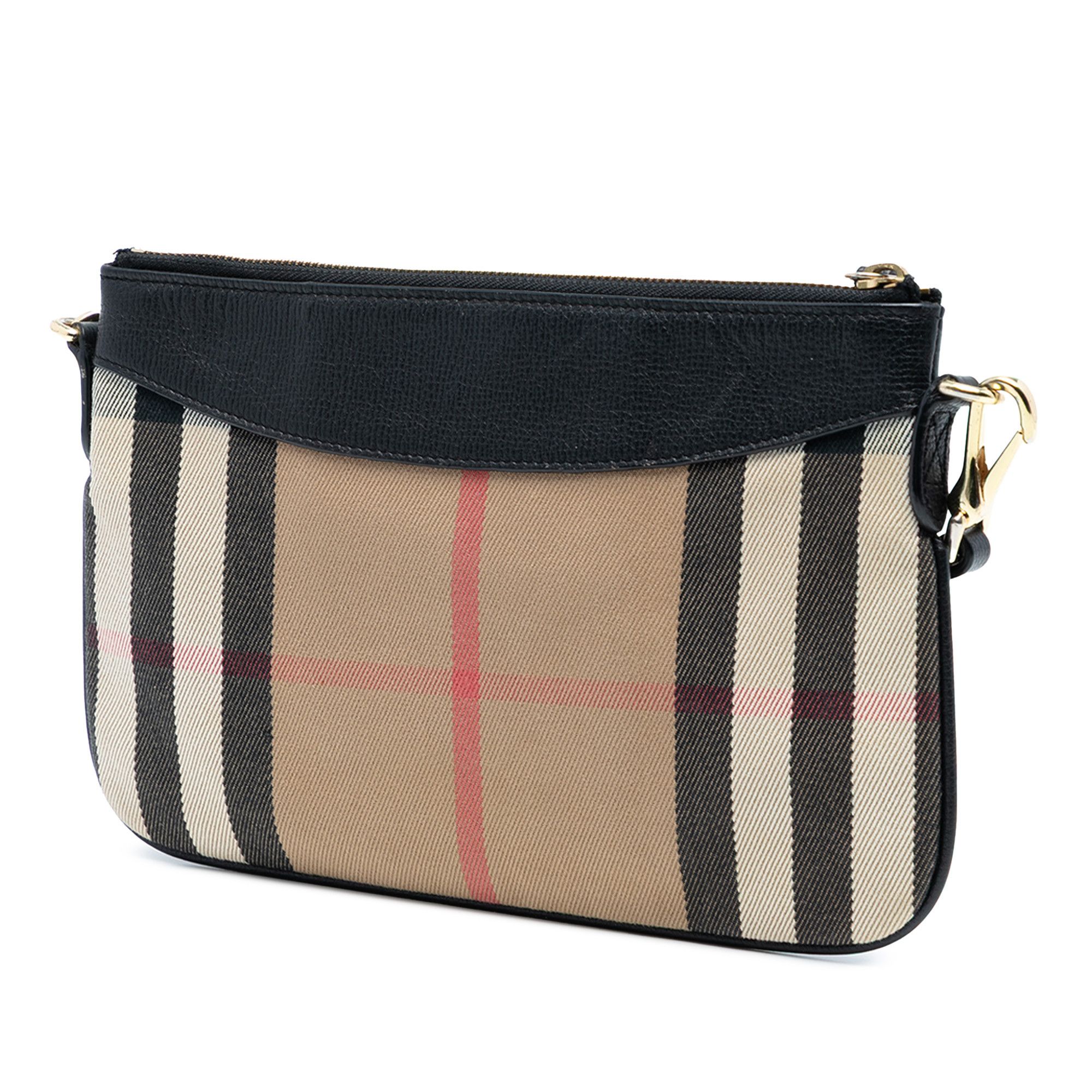 Burberry Burberry House Check Canvas Peyton Crossbody Size ONE SIZE - 2 Thumbnail