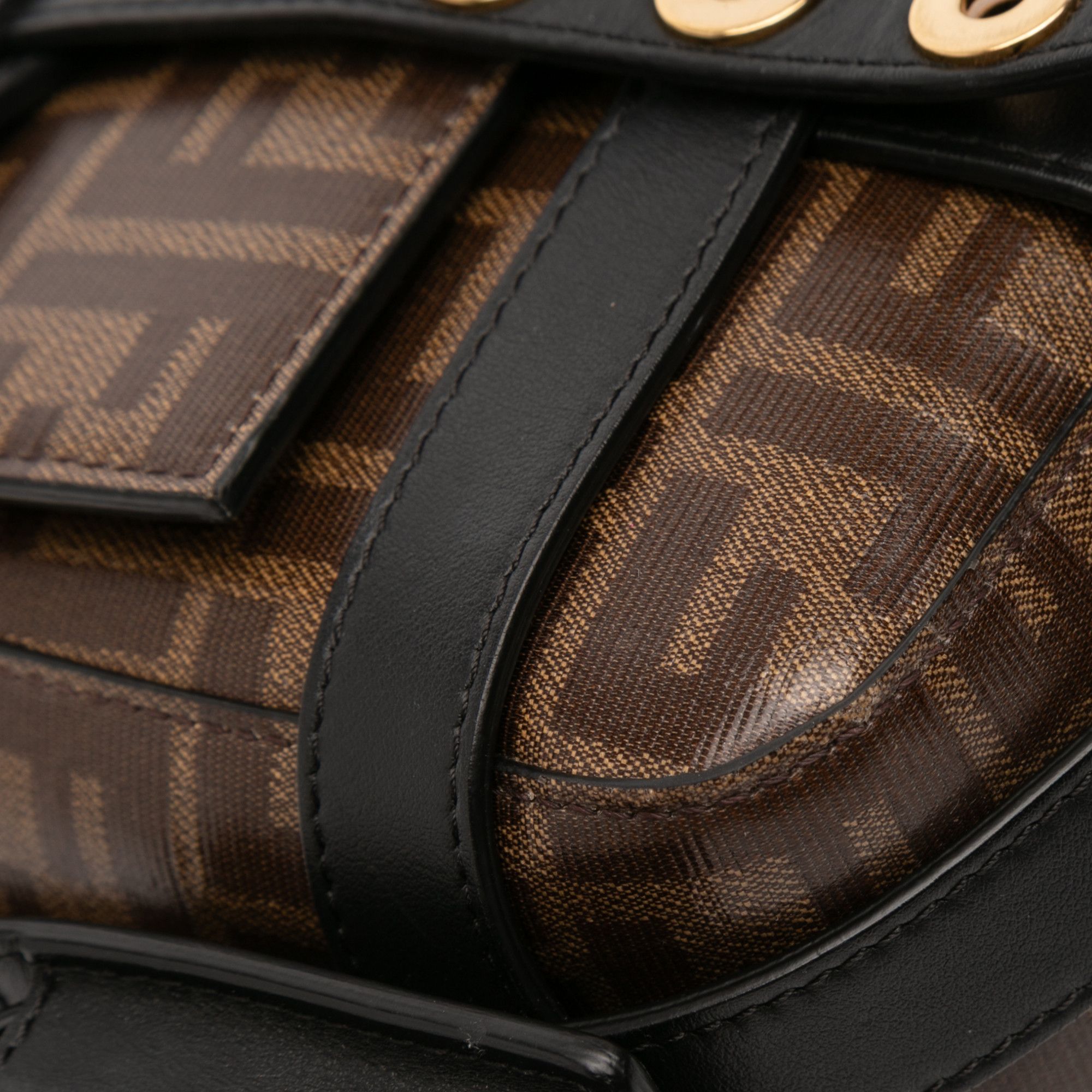 Fendi Fendi Zucca Glazed Fabric Cage Baguette Size ONE SIZE - 7 Thumbnail