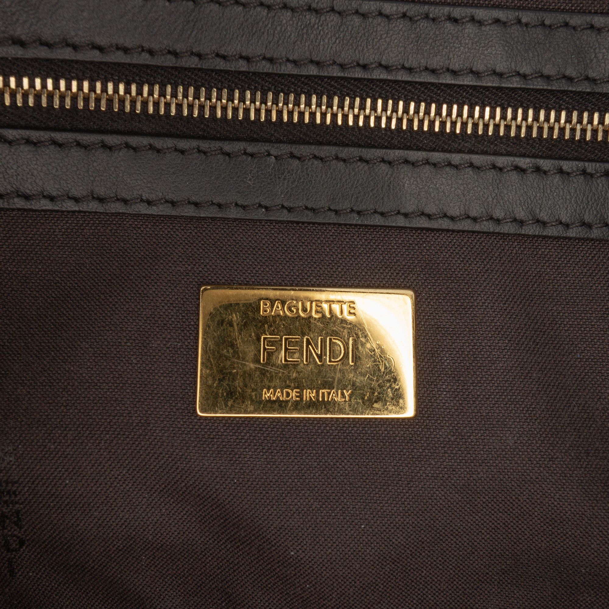 Fendi Fendi Zucca Glazed Fabric Cage Baguette Size ONE SIZE - 5 Thumbnail