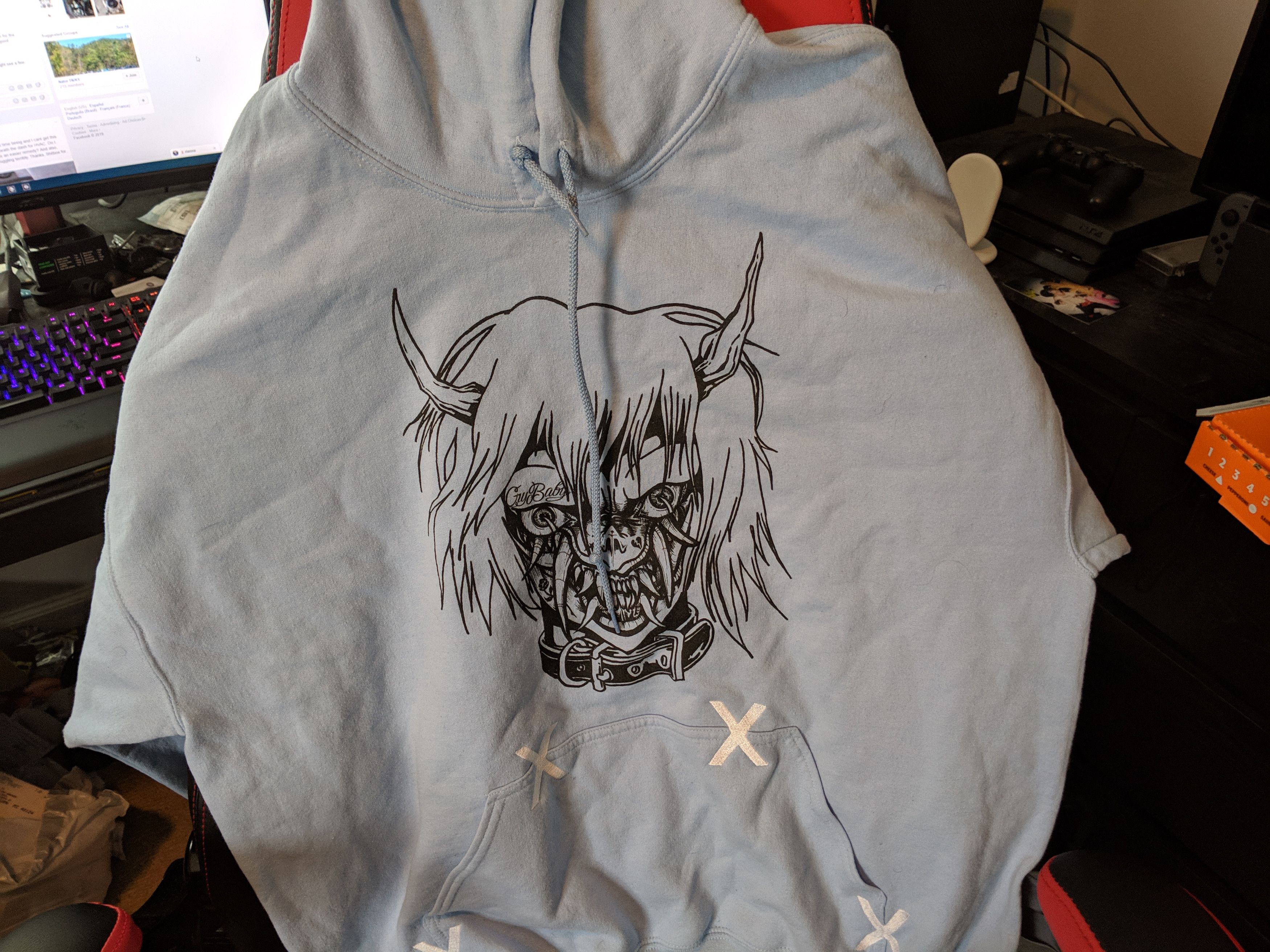 LIL PEEP GAS HOODIE LIL PEEP X SUS BOY Grailed