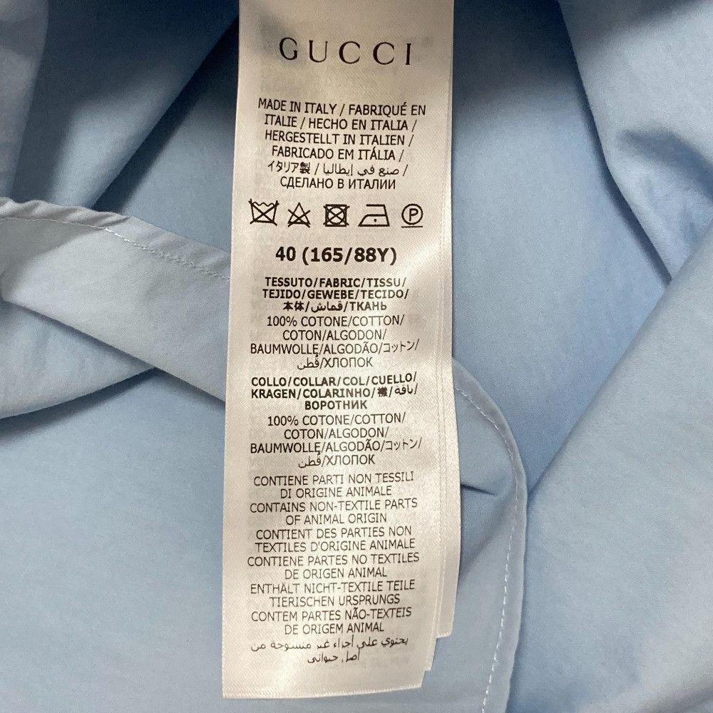 Gucci Gucci Gucci Popeline Shirt Shirt Others Dress Shirt 686545 DUTY FREE for USA Size ONE SIZE - 5 Thumbnail