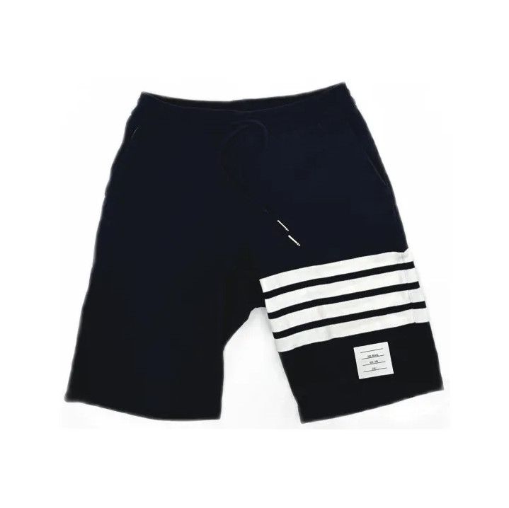 Thom Browne Thom Browne Classic Stripe Navy Cycling Shorts Size US 26 / EU 42 - 2 Thumbnail