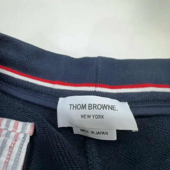 Thom Browne Thom Browne Classic Stripe Navy Cycling Shorts Size US 26 / EU 42 - 4 Thumbnail