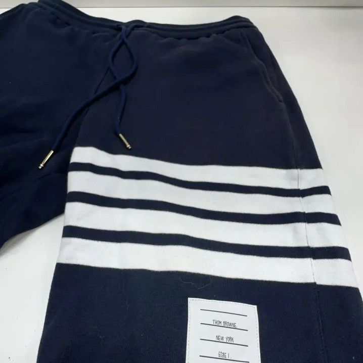 Thom Browne Thom Browne Classic Stripe Navy Cycling Shorts Size US 26 / EU 42 - 8 Thumbnail