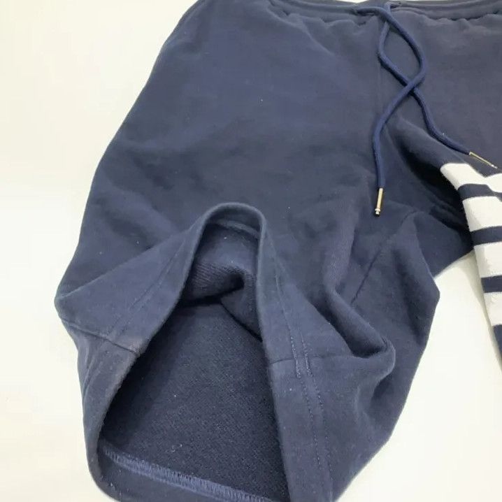 Thom Browne Thom Browne Classic Stripe Navy Cycling Shorts Size US 26 / EU 42 - 9 Thumbnail