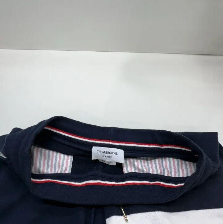 Thom Browne Thom Browne Classic Stripe Navy Cycling Shorts Size US 26 / EU 42 - 6 Thumbnail