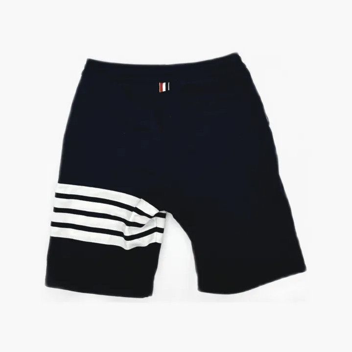 Thom Browne Thom Browne Classic Stripe Navy Cycling Shorts Size US 26 / EU 42 - 3 Thumbnail