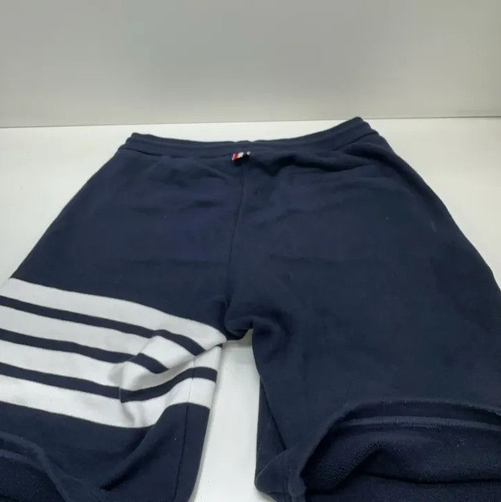 Thom Browne Thom Browne Classic Stripe Navy Cycling Shorts Size US 26 / EU 42 - 10 Thumbnail