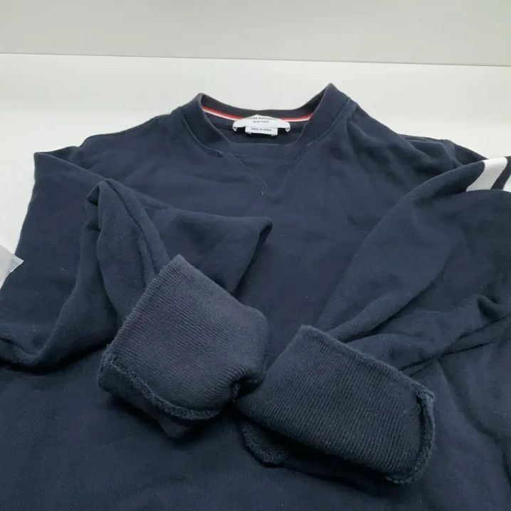 Thom Browne Thom Browne Classic Navy Sweatshirt for Men Size US M / EU 48-50 / 2 - 9 Thumbnail