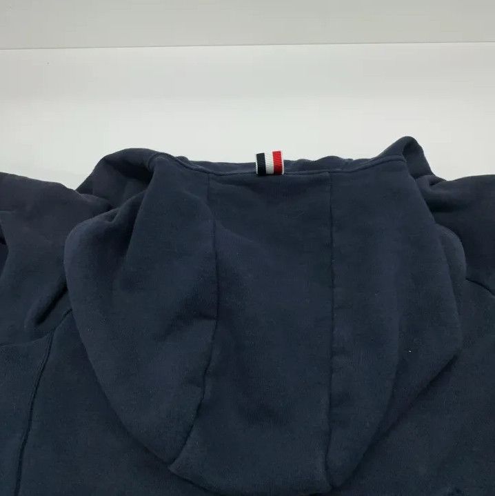 Thom Browne Thom Browne Classic Stripe Hooded Sweatshirt Size US M / EU 48-50 / 2 - 7 Thumbnail