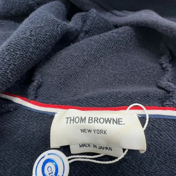 Thom Browne Thom Browne Classic Stripe Hooded Sweatshirt Size US M / EU 48-50 / 2 - 6 Thumbnail