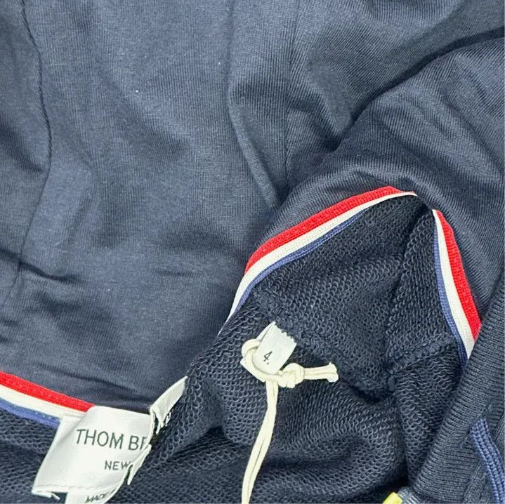 Thom Browne Thom Browne Classic Zip Hoodie with Four Stripe Detail Size US M / EU 48-50 / 2 - 4 Thumbnail