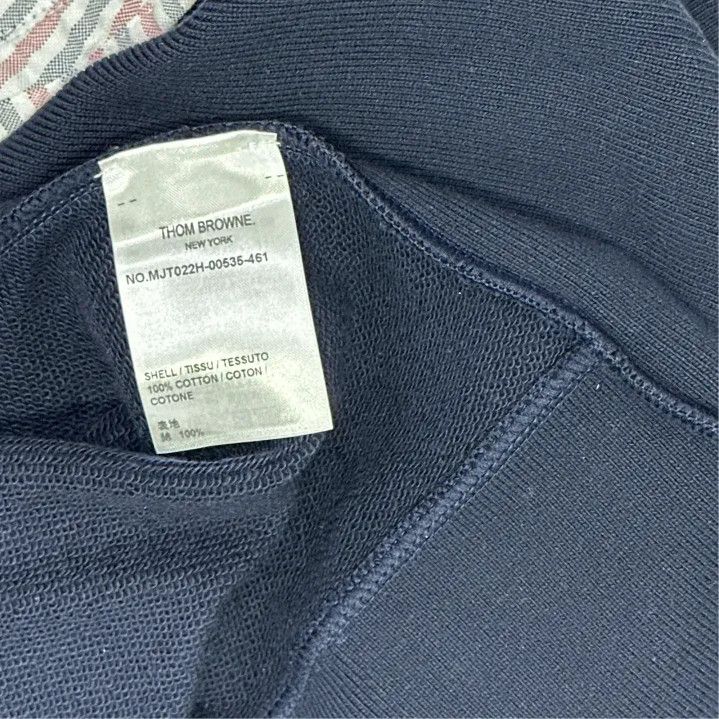 Thom Browne Thom Browne Classic Zip Hoodie with Four Stripe Detail Size US M / EU 48-50 / 2 - 2 Thumbnail
