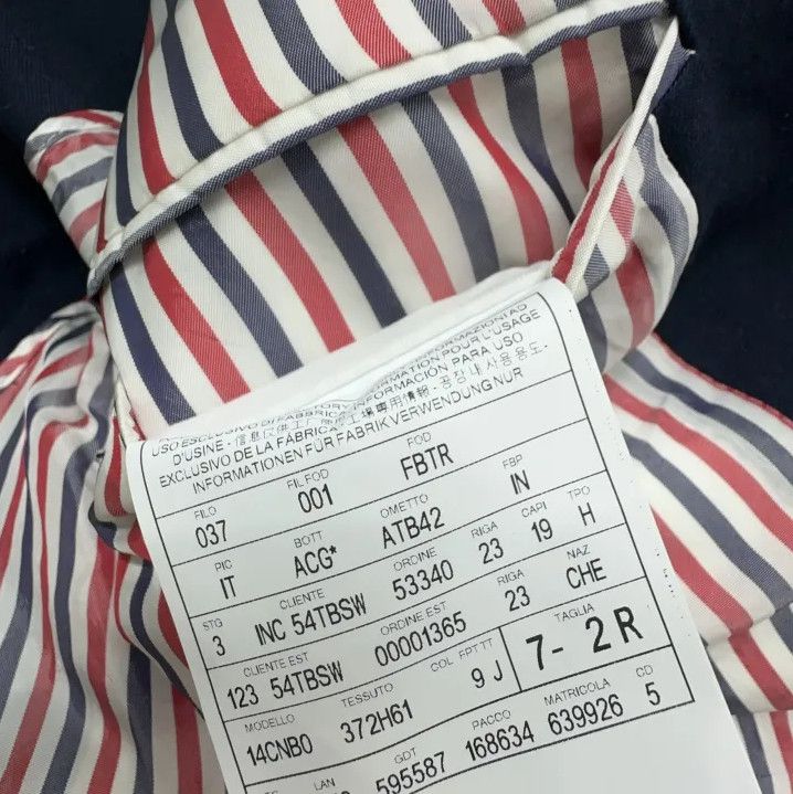 Thom Browne Thom Browne Striped Casual Suit Jacket for Men Size US S / EU 44-46 / 1 - 5 Thumbnail